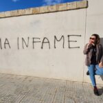 Tonia Infame - scritta su un muro di Sassari